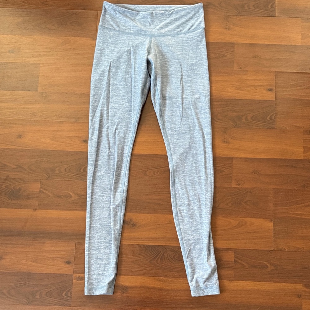 Gray High-Waisted Leggings